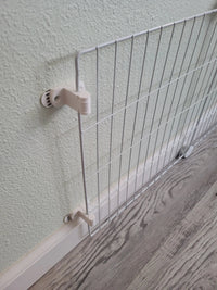 XPen Wall Mount Brackets - Long Design for Custom Pet Pen Configurations (4-Pack)