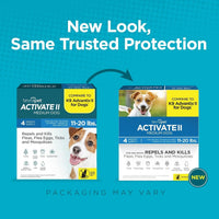 TevraPet Activate II Flea & Tick for Dogs 11–20 lbs – 4 Month Supply