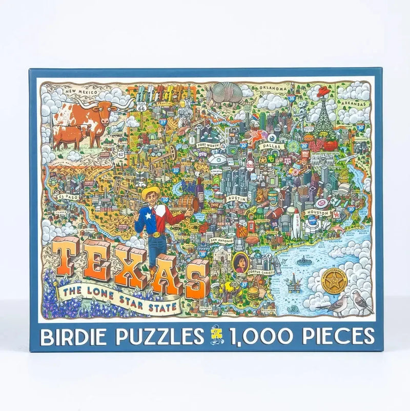 Texas 1000 Piece Jigsaw Puzzle Birdie - BIG FRENCHIES