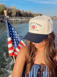 Take it Easy Vintage Trucker Hat