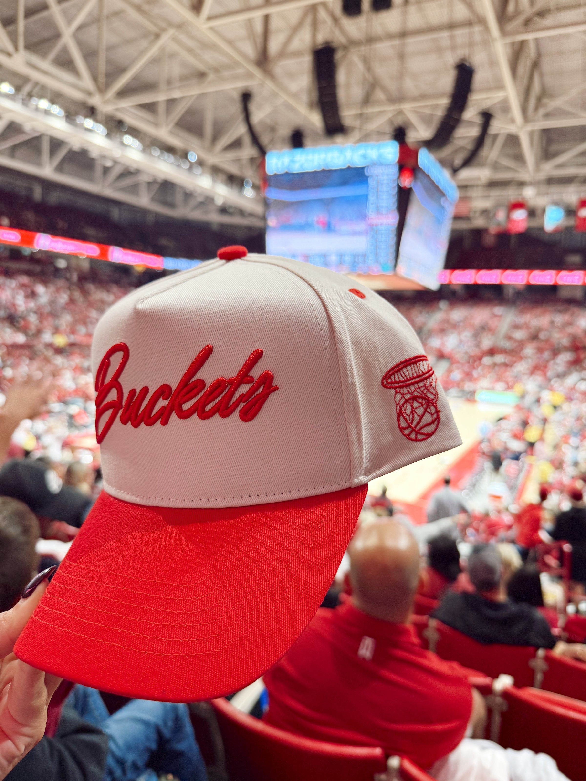Buckets - Red Vintage Trucker Hat