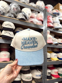Make Heaven Crowded - Denim Vintage Trucker Hat