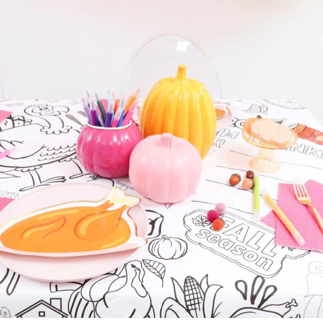 Thanksgiving Coloring Tablecloth - BIG FRENCHIES