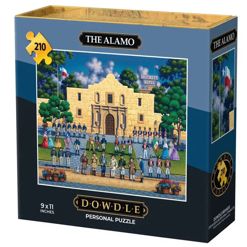 The Alamo 210 Piece Jigsaw Puzzle Dowdle - BIG FRENCHIES