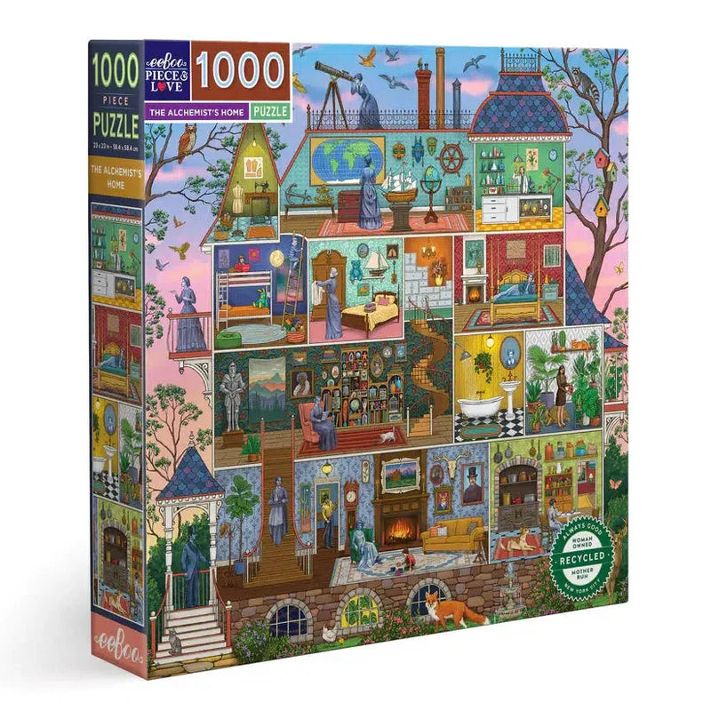 The Alchemist's Home 1000 Piece Jigsaw Puzzle eeBoo - BIG FRENCHIES