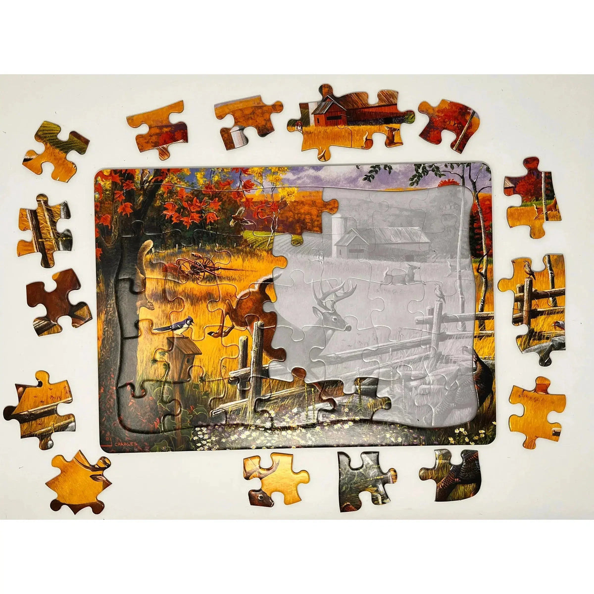 The Big Leap 35 Piece Tray Jigsaw Puzzle Cobble Hill - BIG FRENCHIES