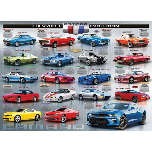 The Camaro Evolution 1000 Piece Jigsaw Puzzle Eurographics - BIG FRENCHIES