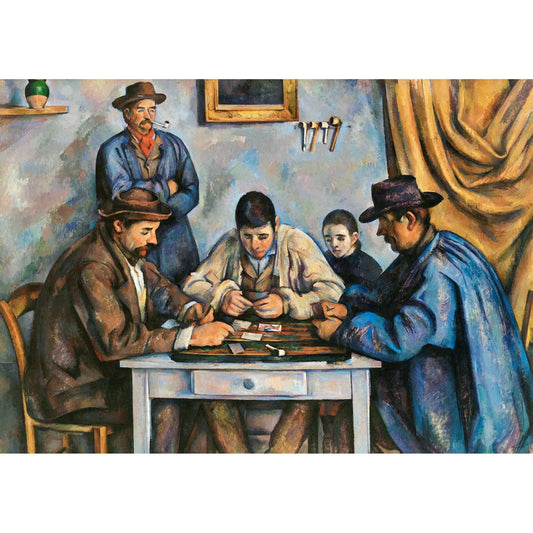 The Card Players 1000 Piece Premium Jigsaw Puzzle Art & Fable - BIG FRENCHIES