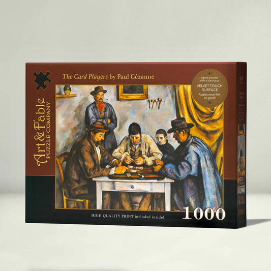 The Card Players 1000 Piece Premium Jigsaw Puzzle Art & Fable - BIG FRENCHIES
