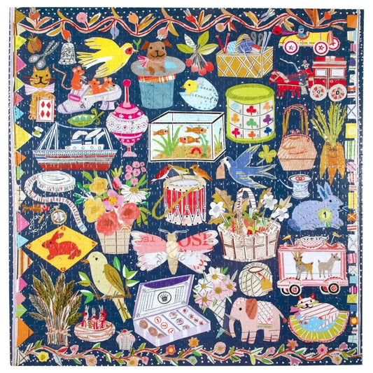 The Cat & the Yarn 1000 Piece Jigsaw Puzzle eeBoo - BIG FRENCHIES