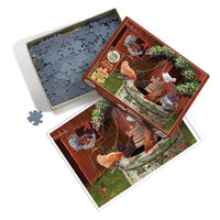 The Chickens are Well 275 Large Piece Jigsaw Puzzle Cobble Hill