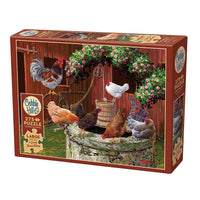 The Chickens are Well 275 Large Piece Jigsaw Puzzle Cobble Hill