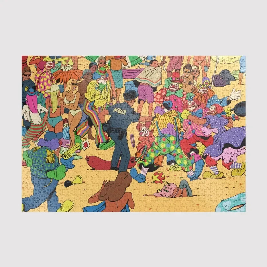 The Circus Is in Town By Bastien Vivès 1000 Piece LE Jigsaw Puzzle Sulo - BIG FRENCHIES