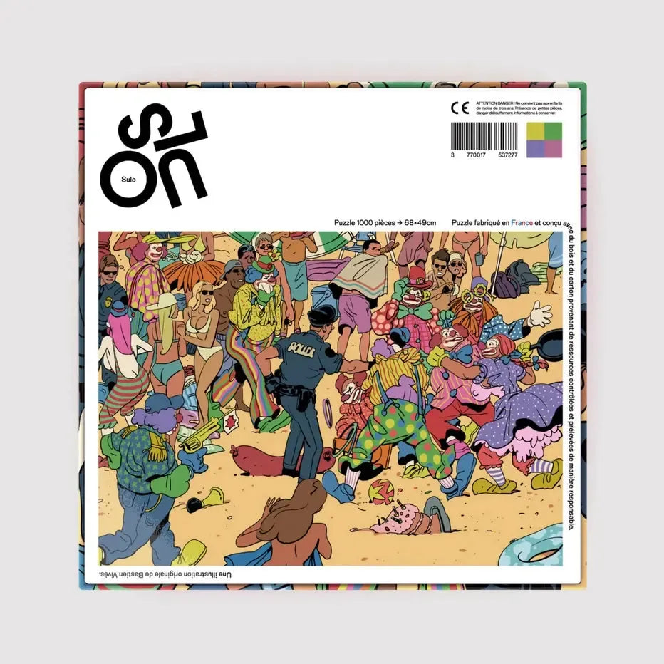 The Circus Is in Town By Bastien Vivès 1000 Piece LE Jigsaw Puzzle Sulo