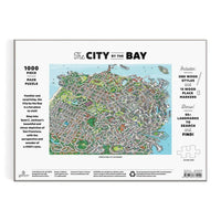 The City By the Bay 1000 Piece Jigsaw Maze Puzzle Galison - BIG FRENCHIES