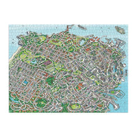 The City By the Bay 1000 Piece Jigsaw Maze Puzzle Galison - BIG FRENCHIES