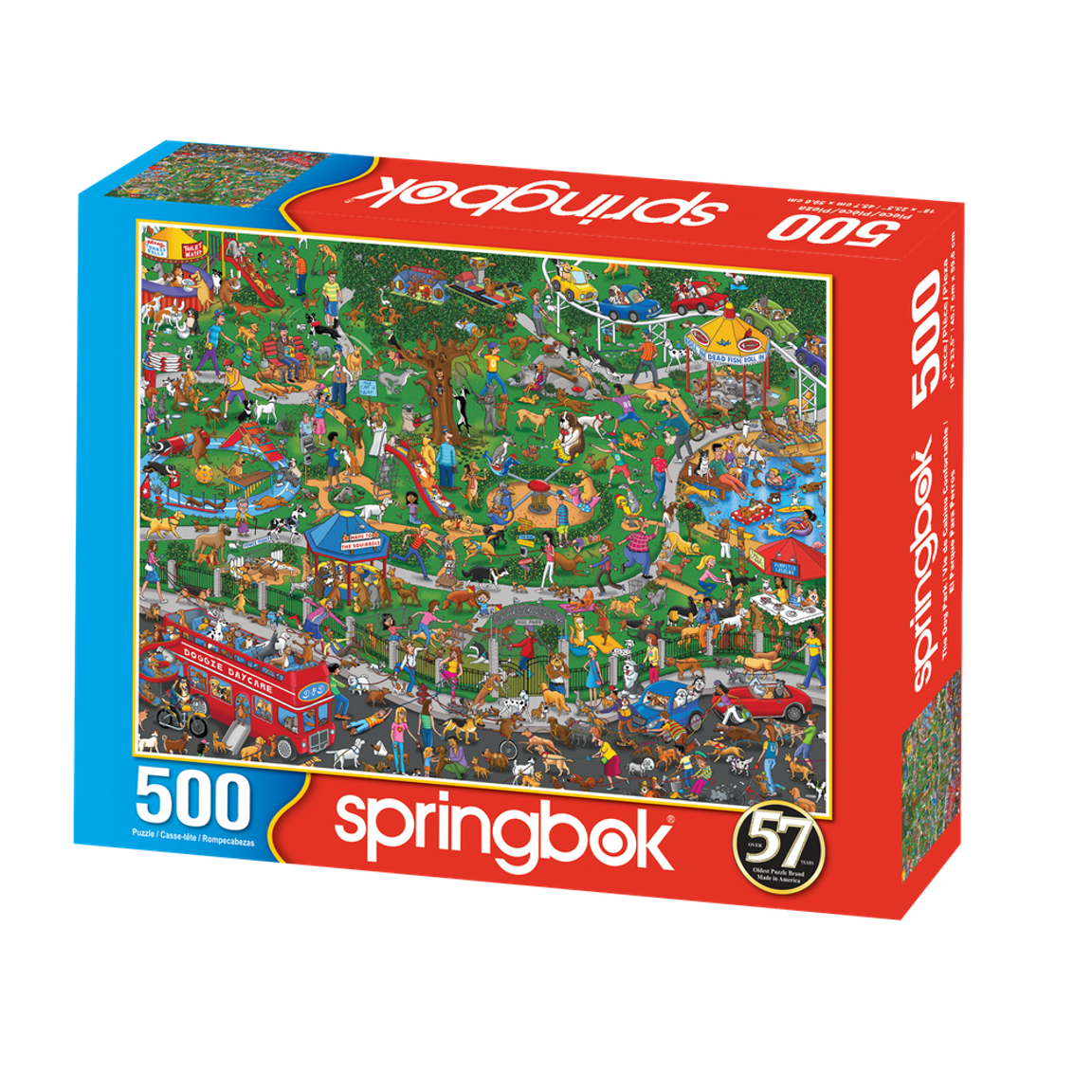 The Dog Park 500 Piece Jigsaw Puzzle Springbok