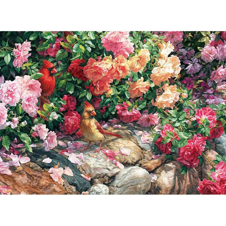 The Garden Wall 1000 Piece Jigsaw Puzzle Cobble Hill - BIG FRENCHIES