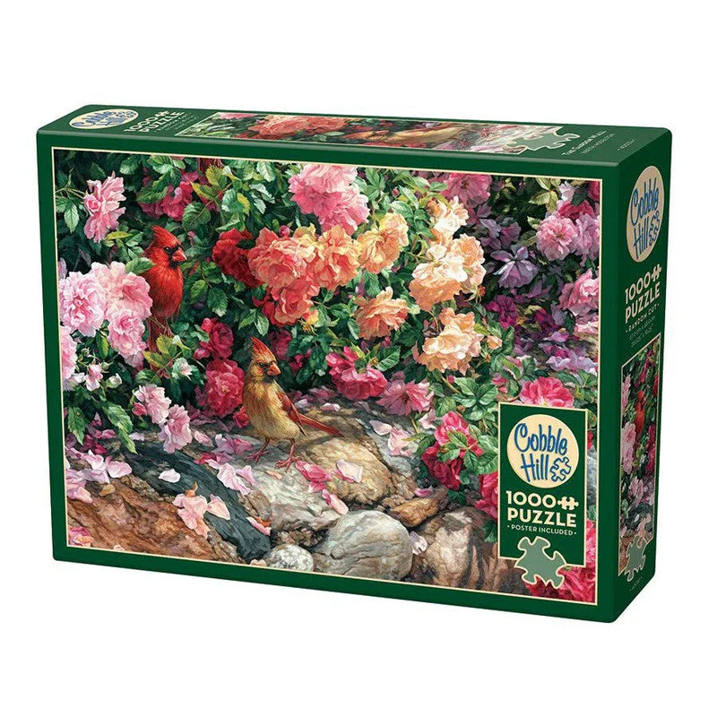 The Garden Wall 1000 Piece Jigsaw Puzzle Cobble Hill - BIG FRENCHIES