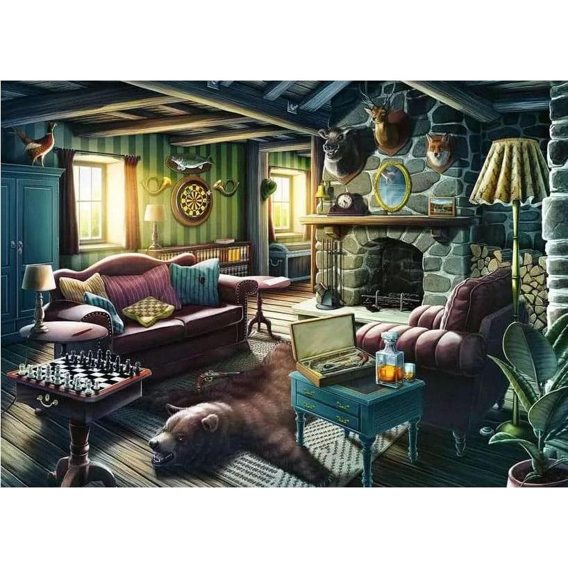 The Gift of Murder 408 Piece Mystery Jigsaw Puzzle Ravensburger