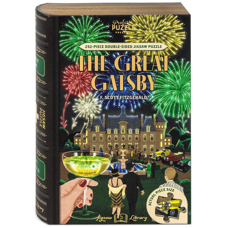 The Great Gatsby Double-Sided 252 Piece Jigsaw Puzzle Professor Puzzle - BIG FRENCHIES