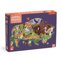 The Great Plains 300 Piece Shaped Jigsaw Puzzle Mudpuppy - BIG FRENCHIES