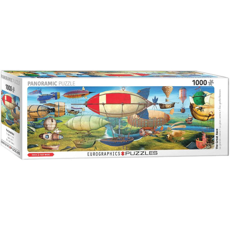 The Great Race 1000 Piece Panoramic Jigsaw Puzzle Eurographics - BIG FRENCHIES