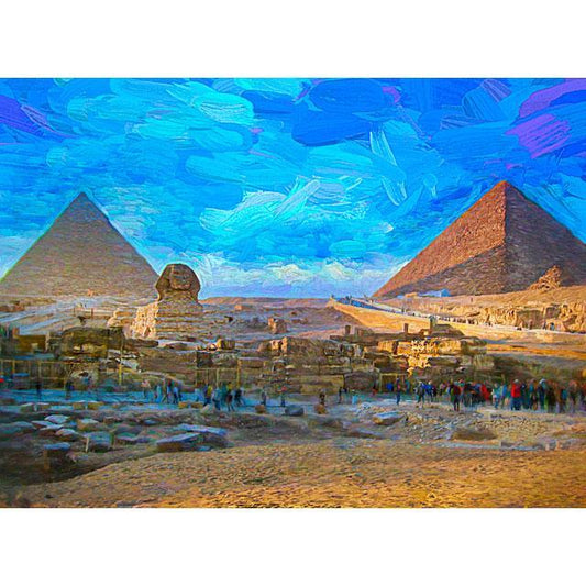 The Great Sphinx & the Pyramids of Giza 500 Piece Jigsaw Puzzle Clementoni
