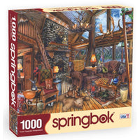The Hunting Lodge 1000 Piece Jigsaw Puzzle Springbok