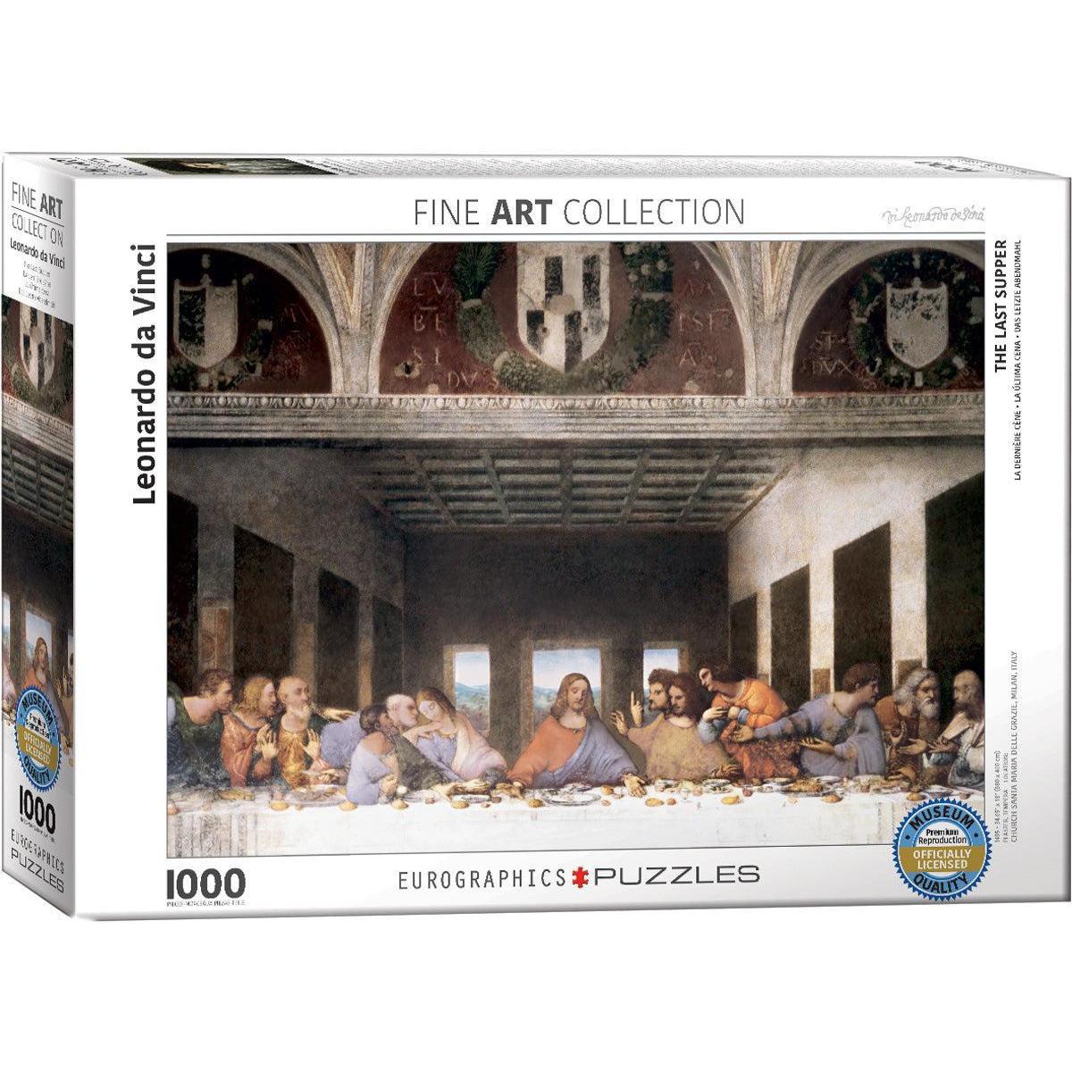 The Last Supper by Leonardo da Vinci 1000 Piece Jigsaw Puzzle Eurographics
