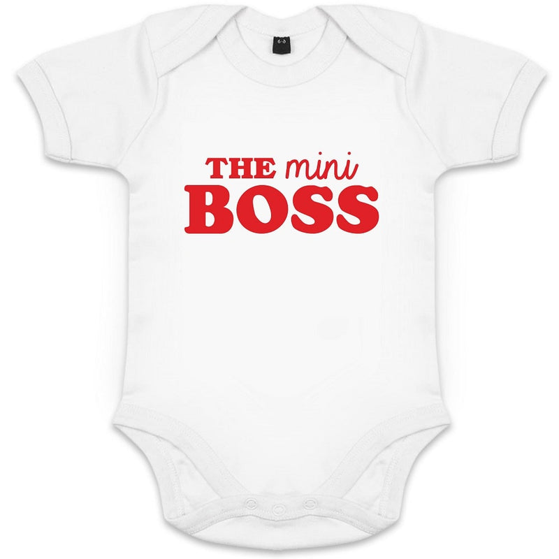 The Mini Boss Organic Baby Unisex Onesie