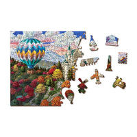The Neuschwanstein Castle 505 Piece Wood Jigsaw Puzzle Wooden City