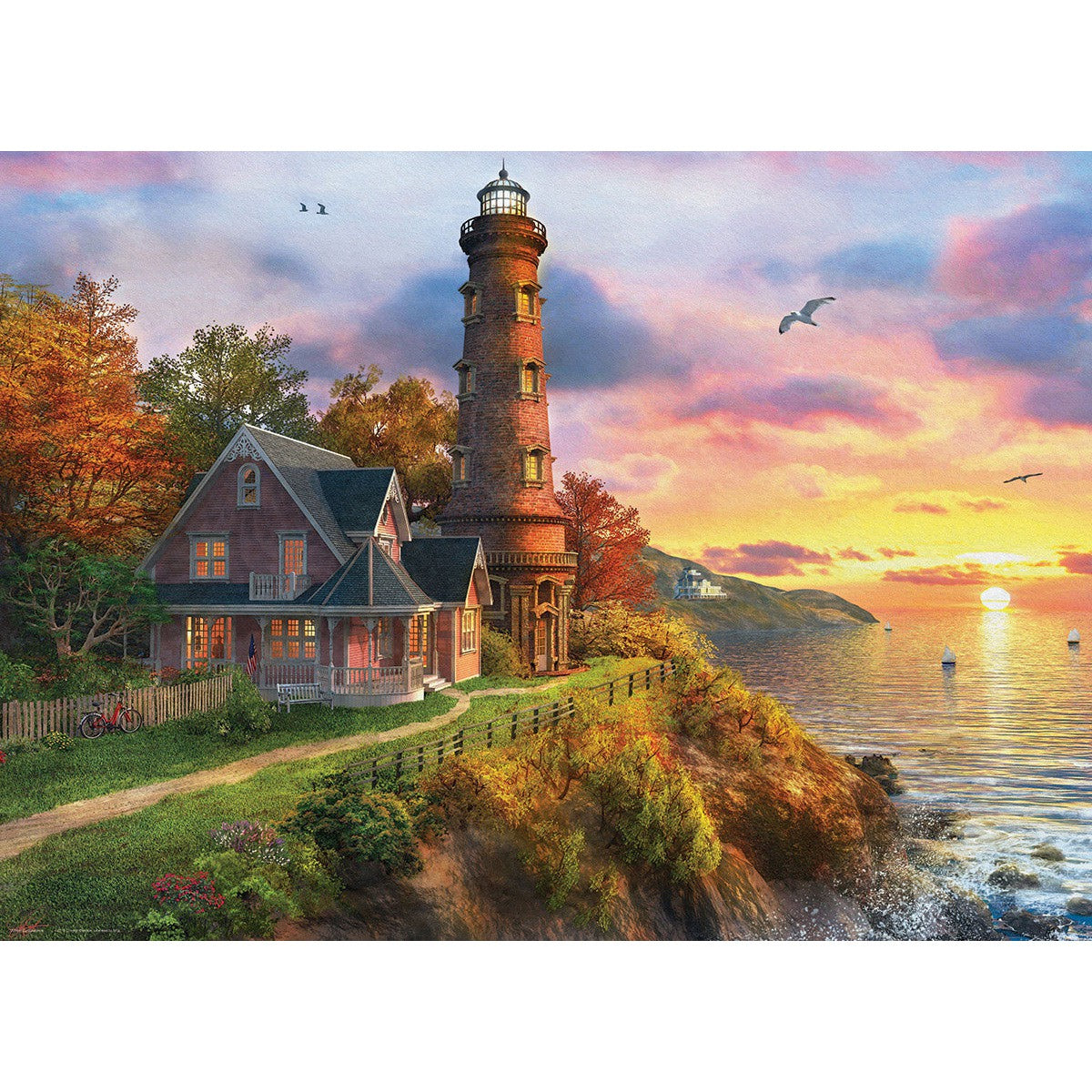 The Old Lighthouse 1000 Piece Jigsaw Puzzle Eurographics