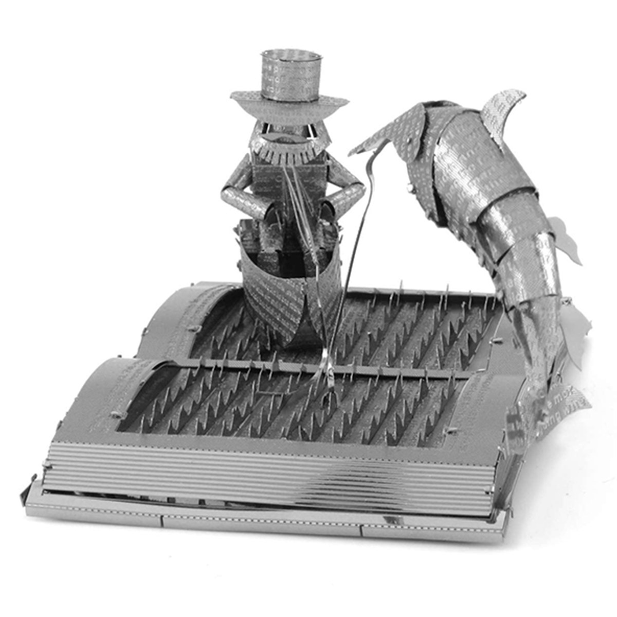 The Old Man & the Sea Book Sculpture 3D Steel Model Kit Metal Earth