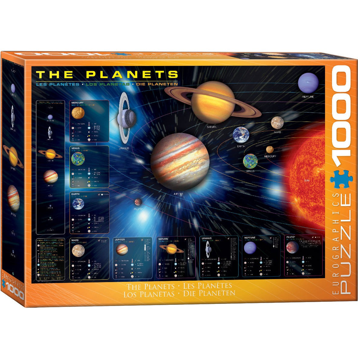 The Planets 1000 Piece Jigsaw Puzzle Eurographics
