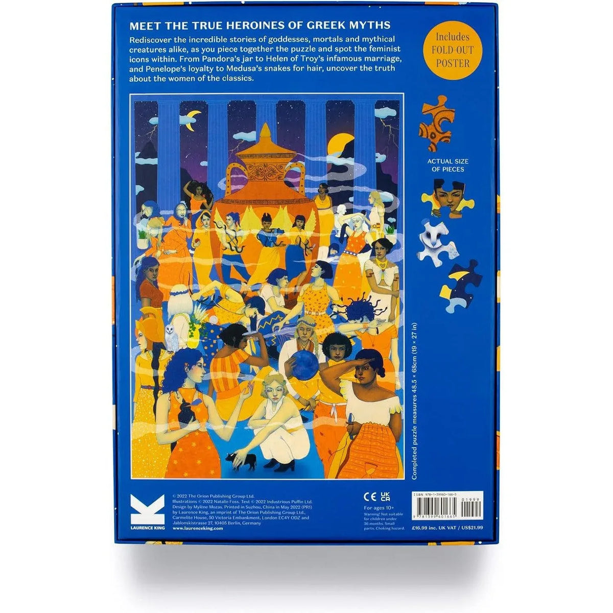 The Real Women of Greek Myths 1000 Piece Jigsaw Puzzle Laurence King - BIG FRENCHIES