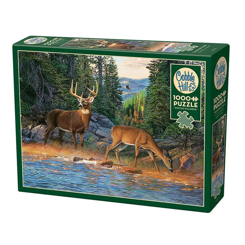 The River's Edge 1000 Piece Jigsaw Puzzle Cobble Hill - BIG FRENCHIES