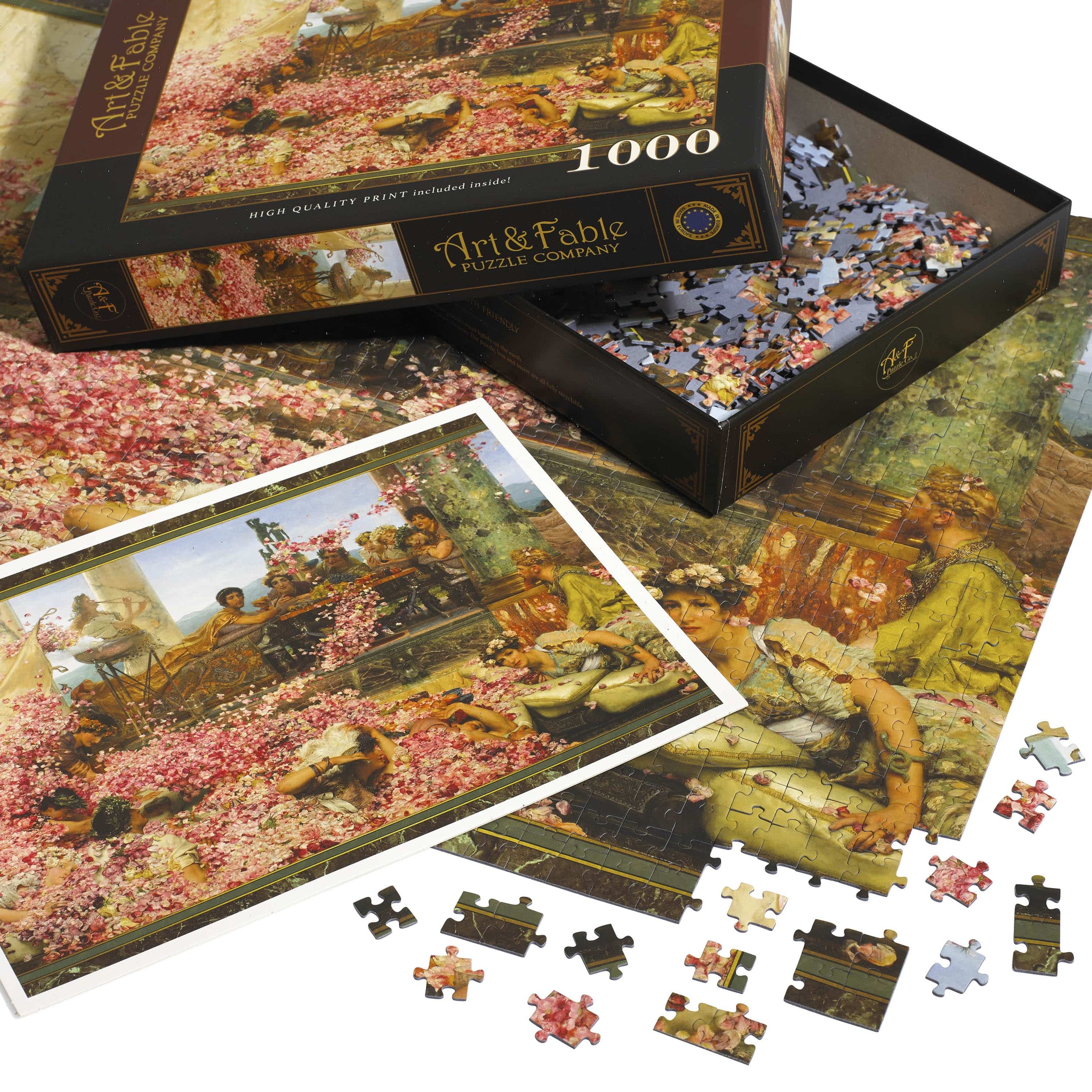 The Roses of Heliogabalus 1000 Piece Premium Jigsaw Puzzle Art & Fable