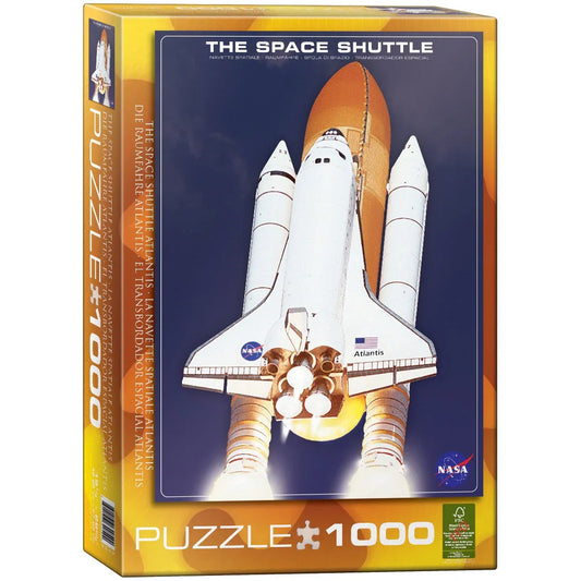 The Space Shuttle Atlantis 1000 Piece Jigsaw Puzzle Eurographics - BIG FRENCHIES