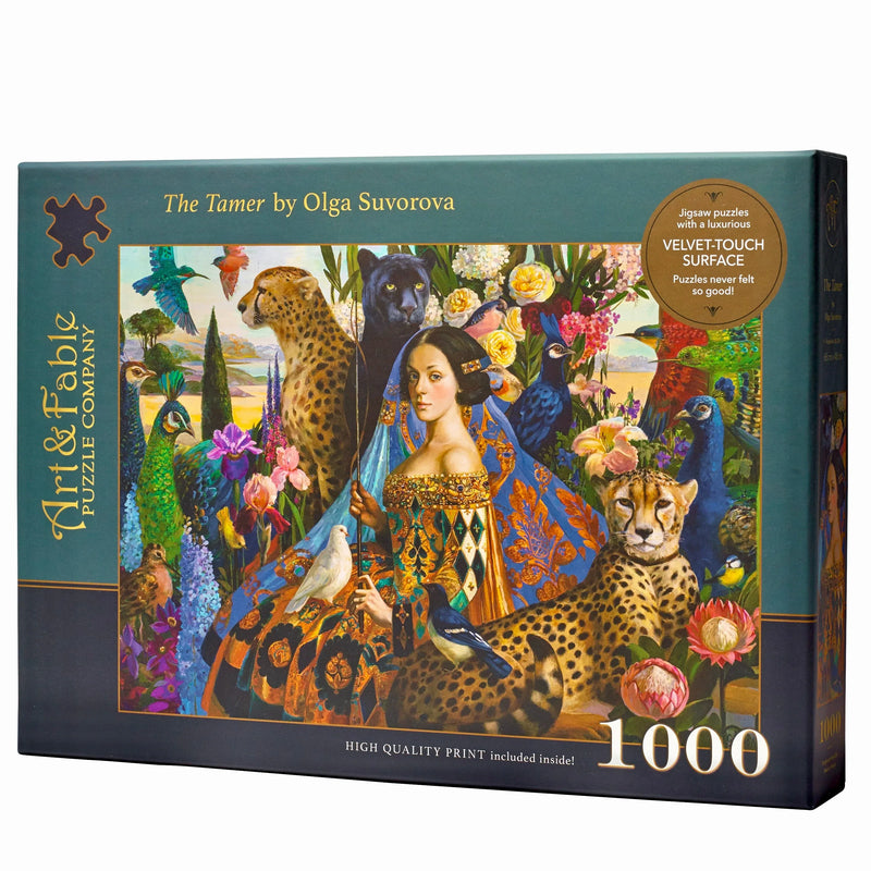 The Tamer 1000 Piece Premium Jigsaw Puzzle Art & Fable - BIG FRENCHIES