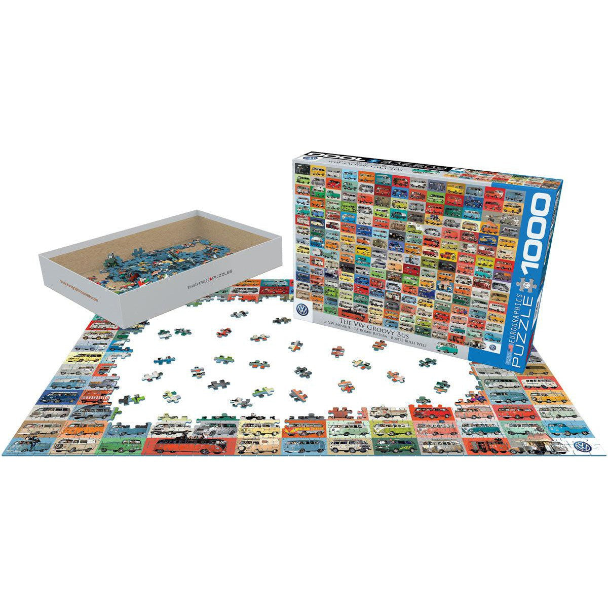 The VW Groovy Bus 1000 Piece Jigsaw Puzzle Eurographics
