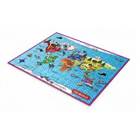 The World 100 Piece Jigsaw Puzzle Purple Cow