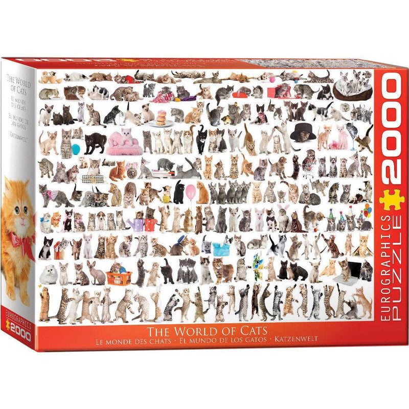The World of Cats 2000 Piece Jigsaw Puzzle Eurographics - BIG FRENCHIES
