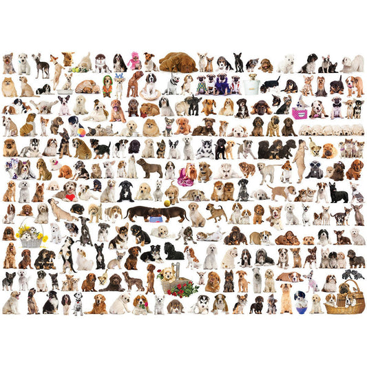 The World of Dogs 1000 Piece Jigsaw Puzzle Eurographics