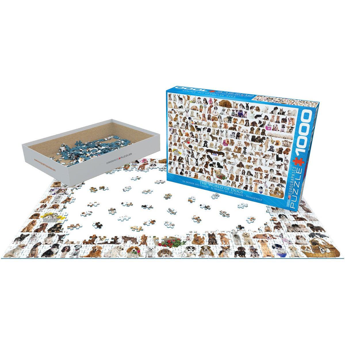 The World of Dogs 1000 Piece Jigsaw Puzzle Eurographics