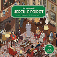 The World of Hercule Poirot 1000 Piece Jigsaw Puzzle Laurence King