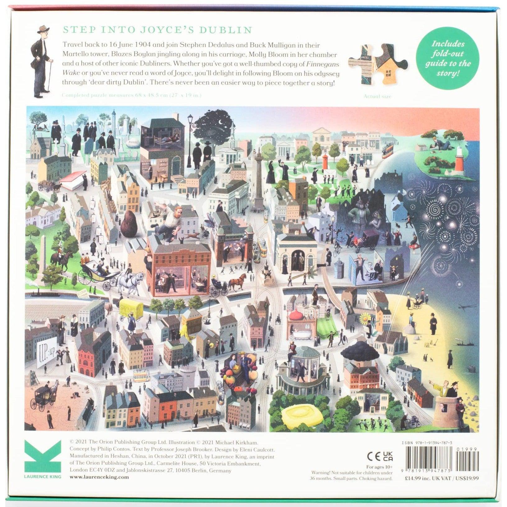 The World of James Joyce Puzzle 1000 Piece Jigsaw Puzzle Laurence King