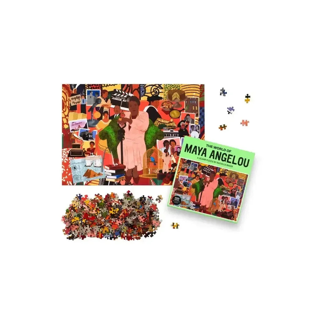 The World of Maya Angelou 1000 Piece Jigsaw Puzzle Laurence King - BIG FRENCHIES