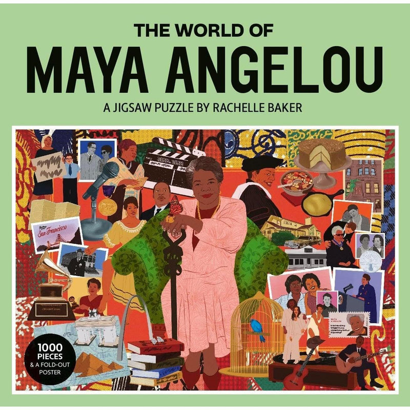 The World of Maya Angelou 1000 Piece Jigsaw Puzzle Laurence King - BIG FRENCHIES