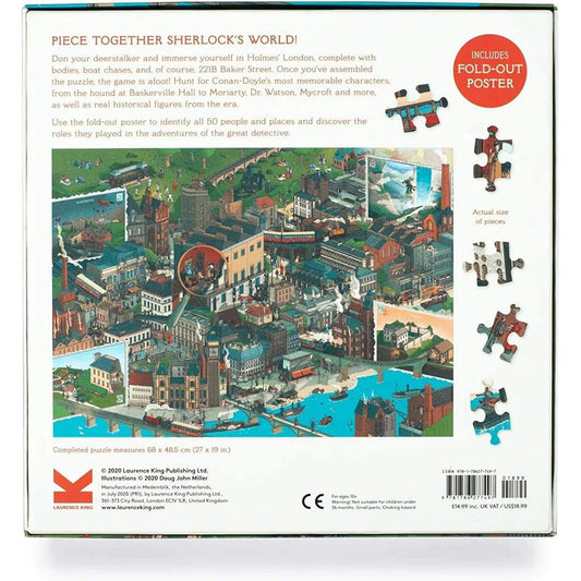 The World of Sherlock Holmes 1000 Piece Jigsaw Puzzle Laurence King